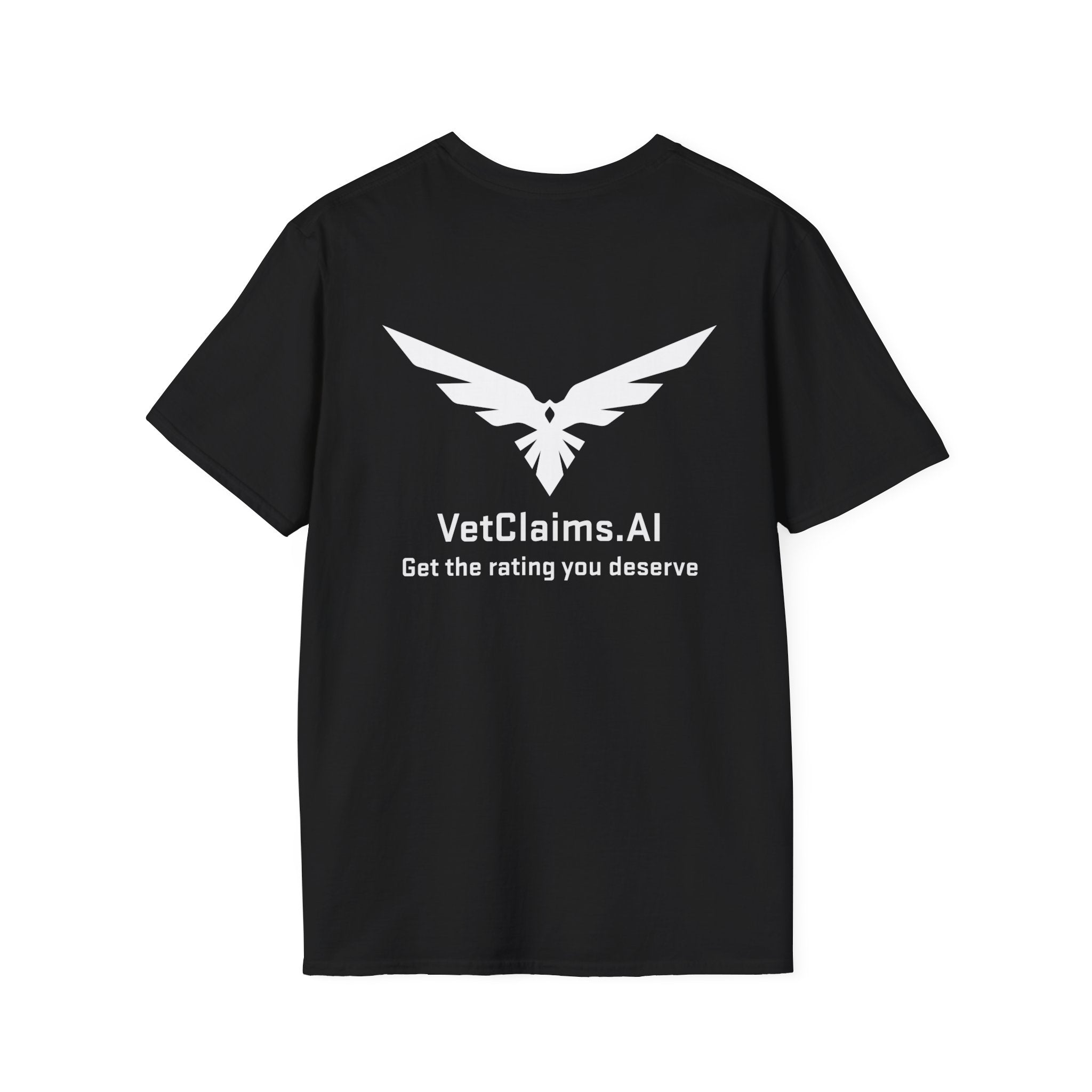 “Denied Like Tinder” Veteran T-Shirt – By VetClaims.AI