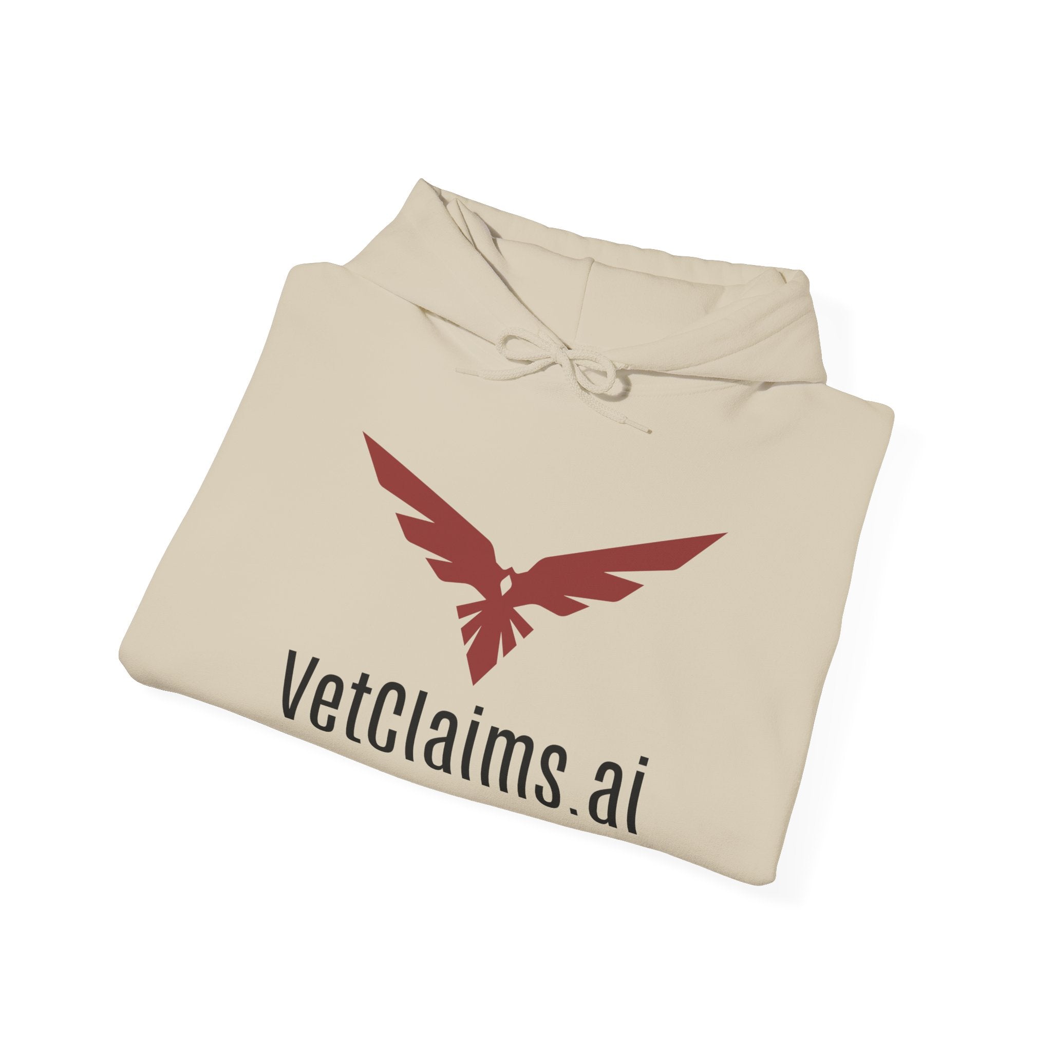 VetClaims.ai Logo Hoodie — Tech Vet Claims AI Pullover