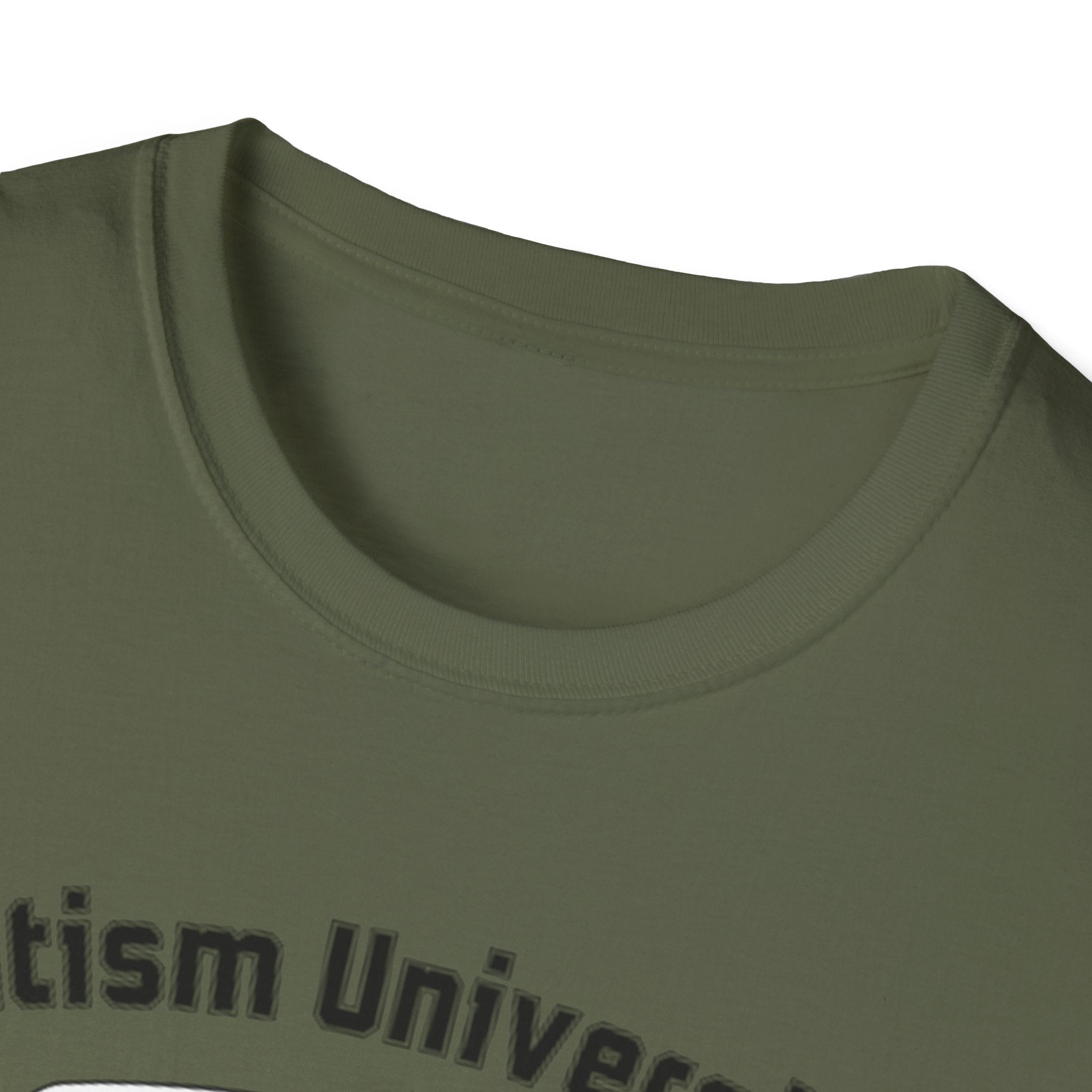 Autism University Crest T-Shirt — "Ego Quasi Saxa" Inspirational Awareness Tee