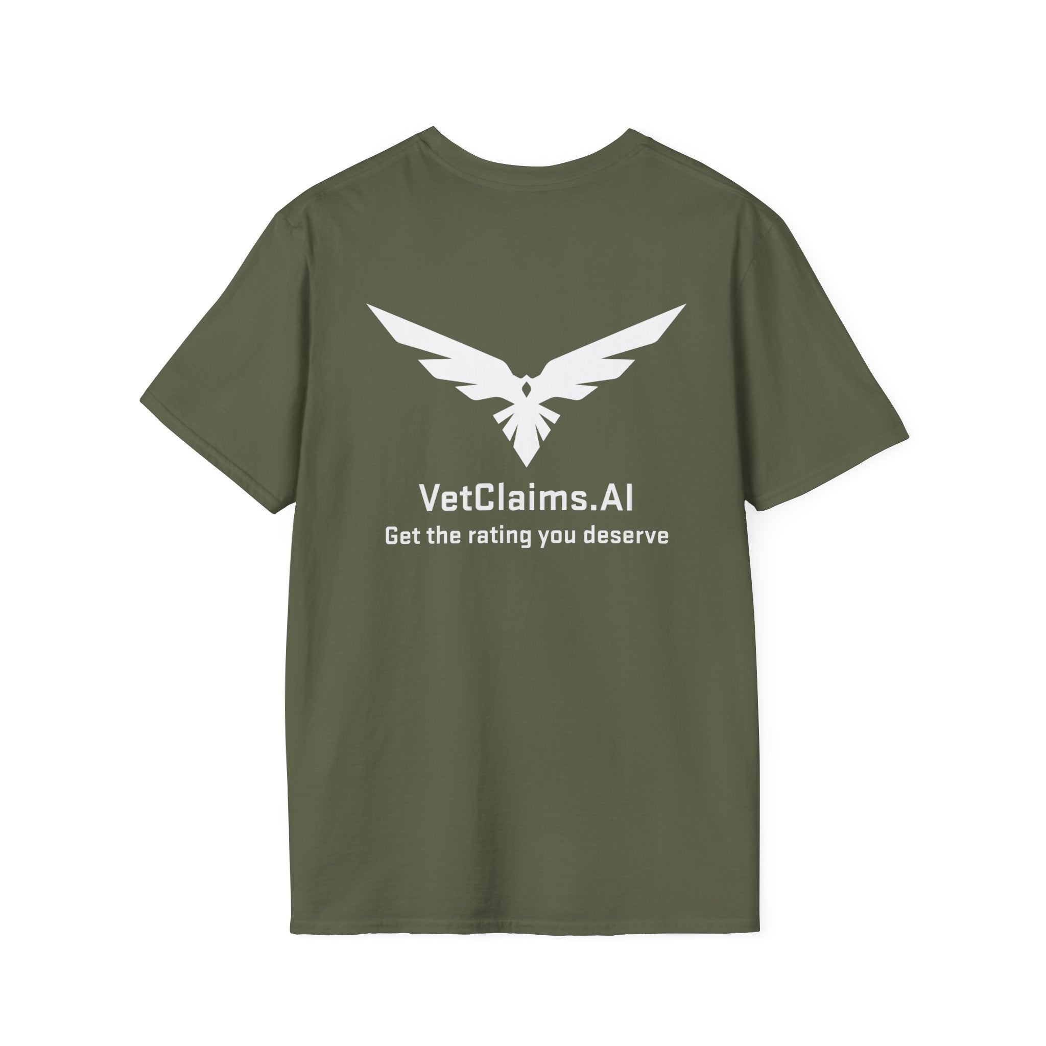“My Therapist Deserves Hazard Pay” Veteran T-Shirt – By VetClaims.AI