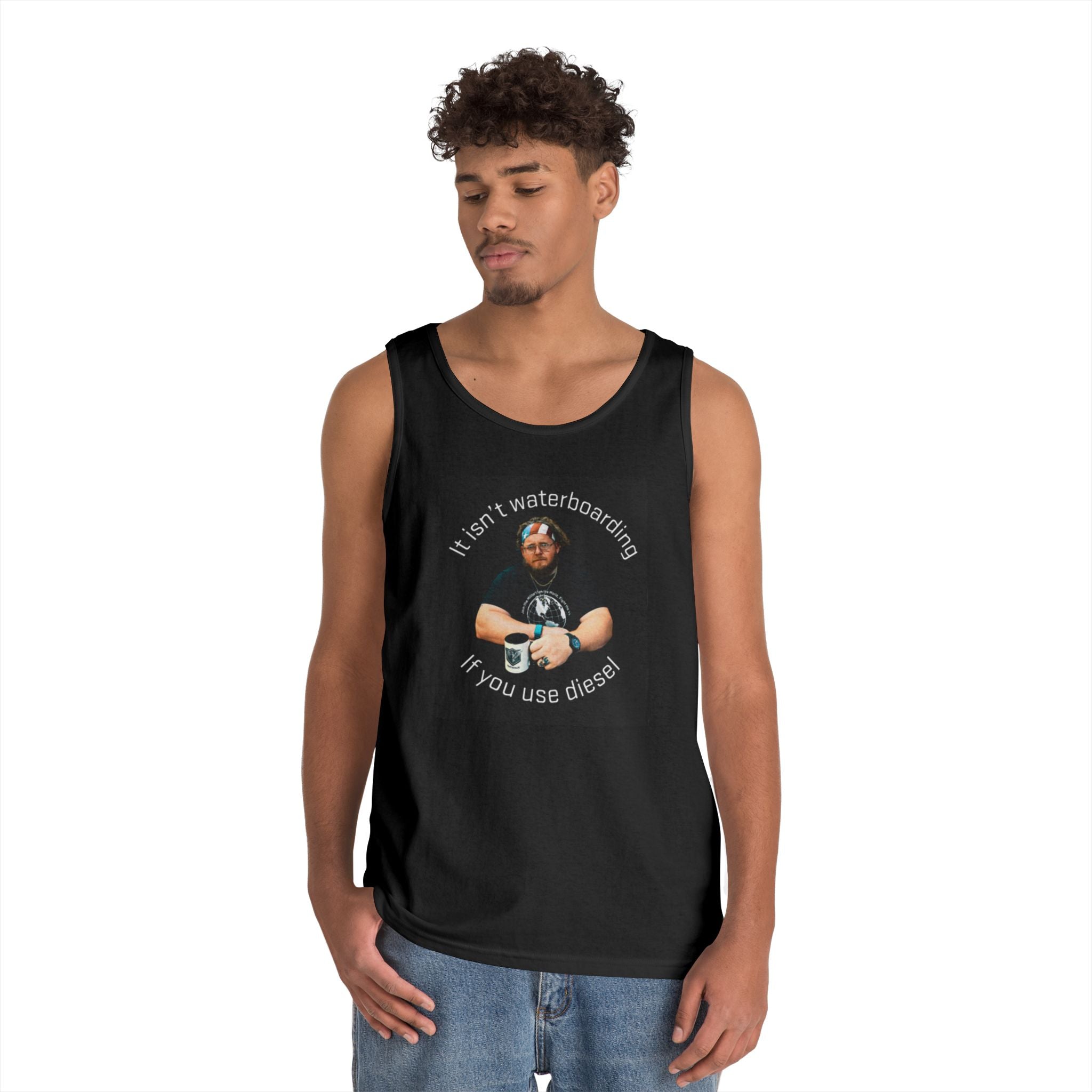 Diesel Humor Tank Top - waterboarding