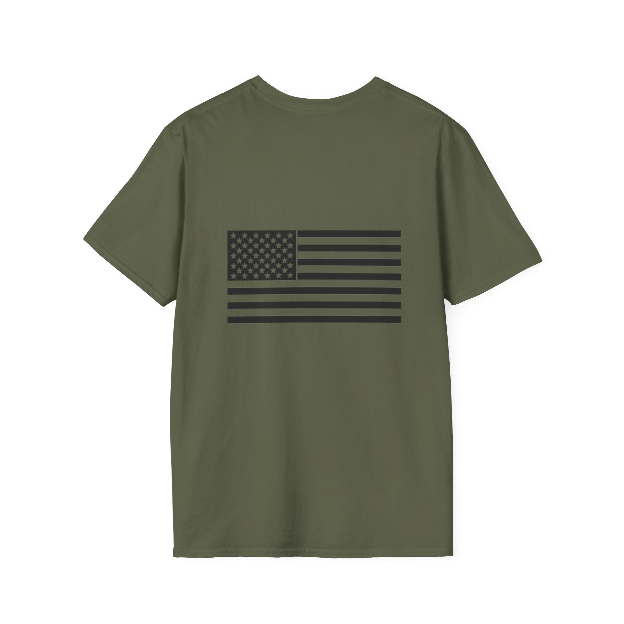 Patriotic Graphic Tee, Perfect for Veterans, Casual Style, Unique Gift for Dad, Memorial Day, 4th of July