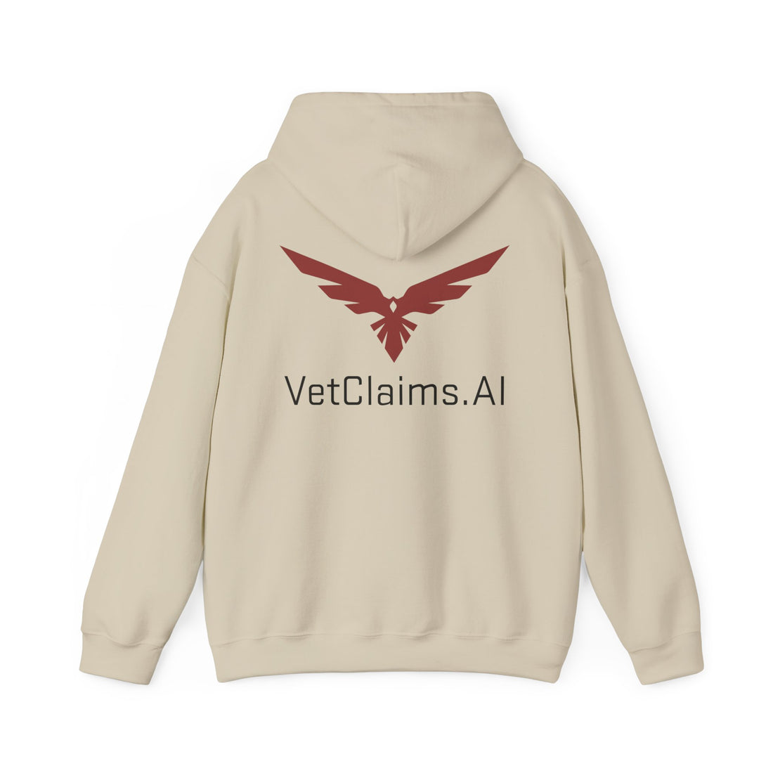 VetClaims.ai Logo Hoodie — Tech Vet Claims AI Pullover