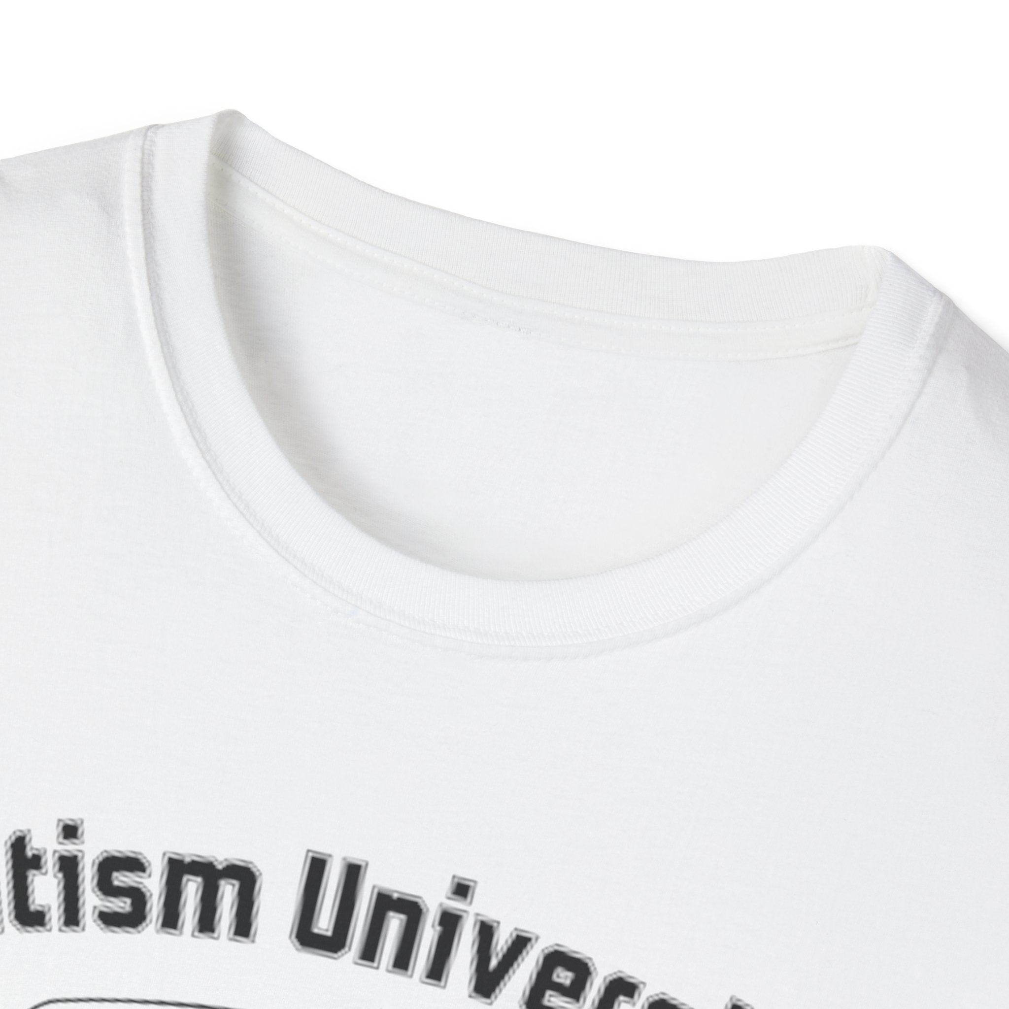 Autism University Crest T-Shirt — "Ego Quasi Saxa" Inspirational Awareness Tee