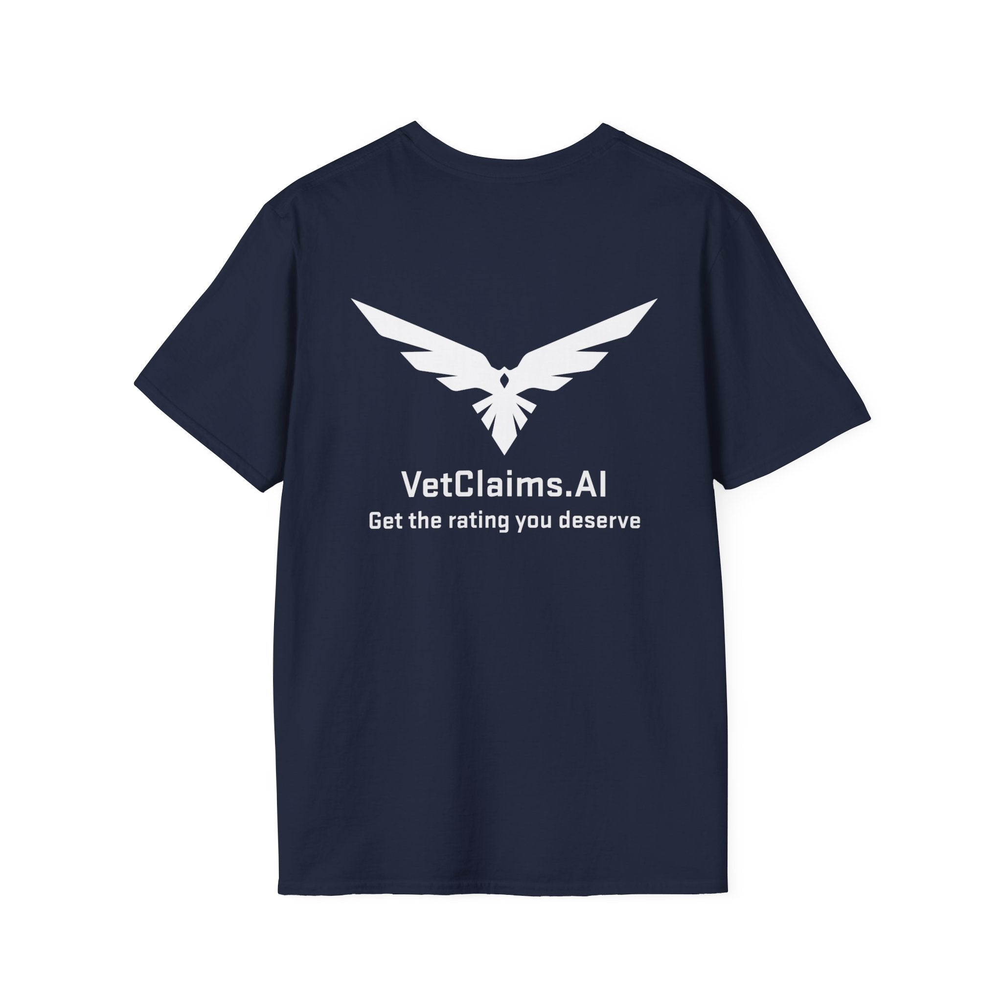 “Denied Like Tinder” Veteran T-Shirt – By VetClaims.AI