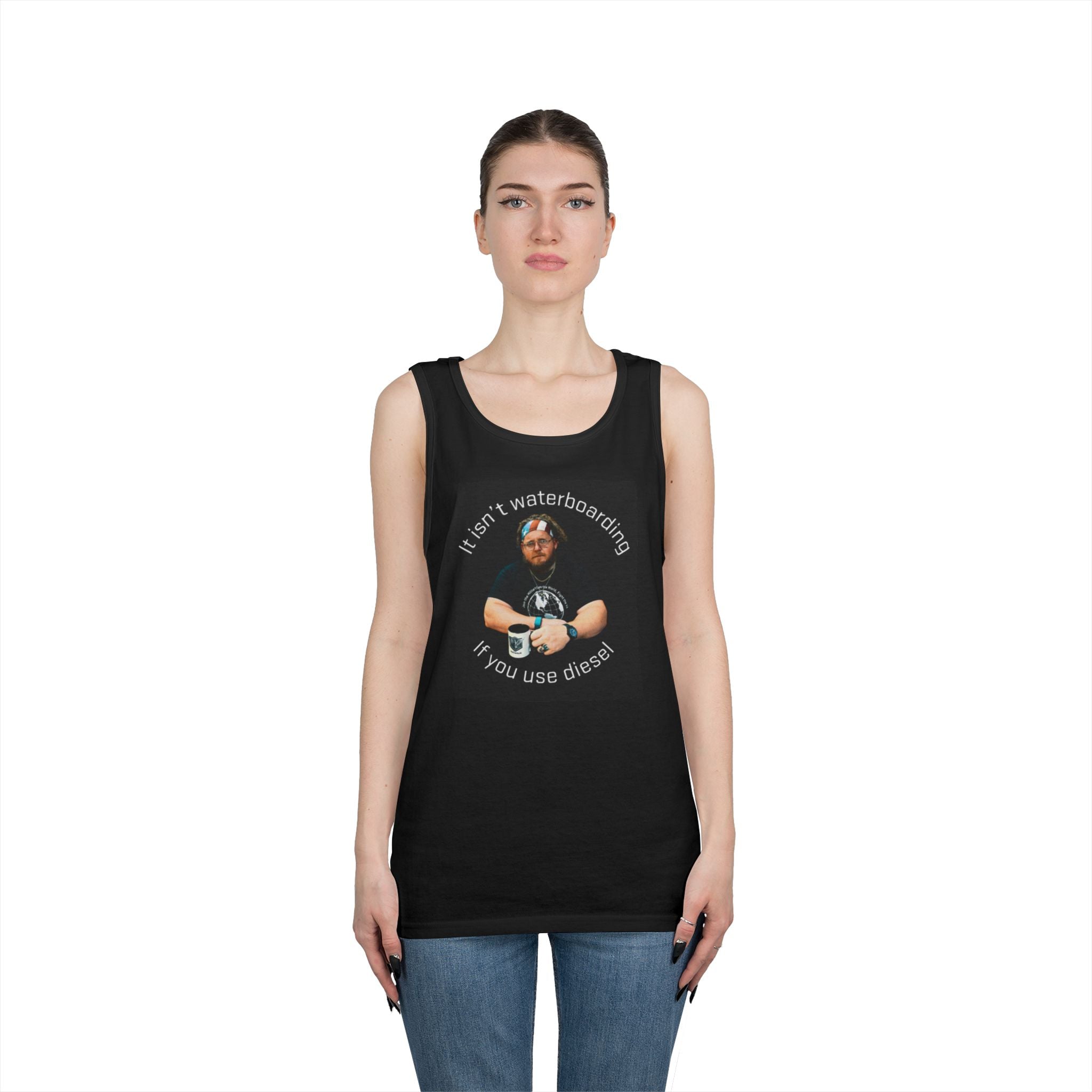 Diesel Humor Tank Top - waterboarding